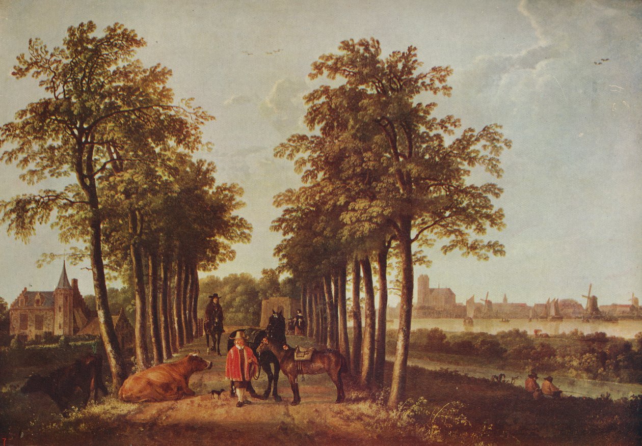 Avenyn vid Merdervort, c1650-1652, c1915 av Aelbert Cuyp