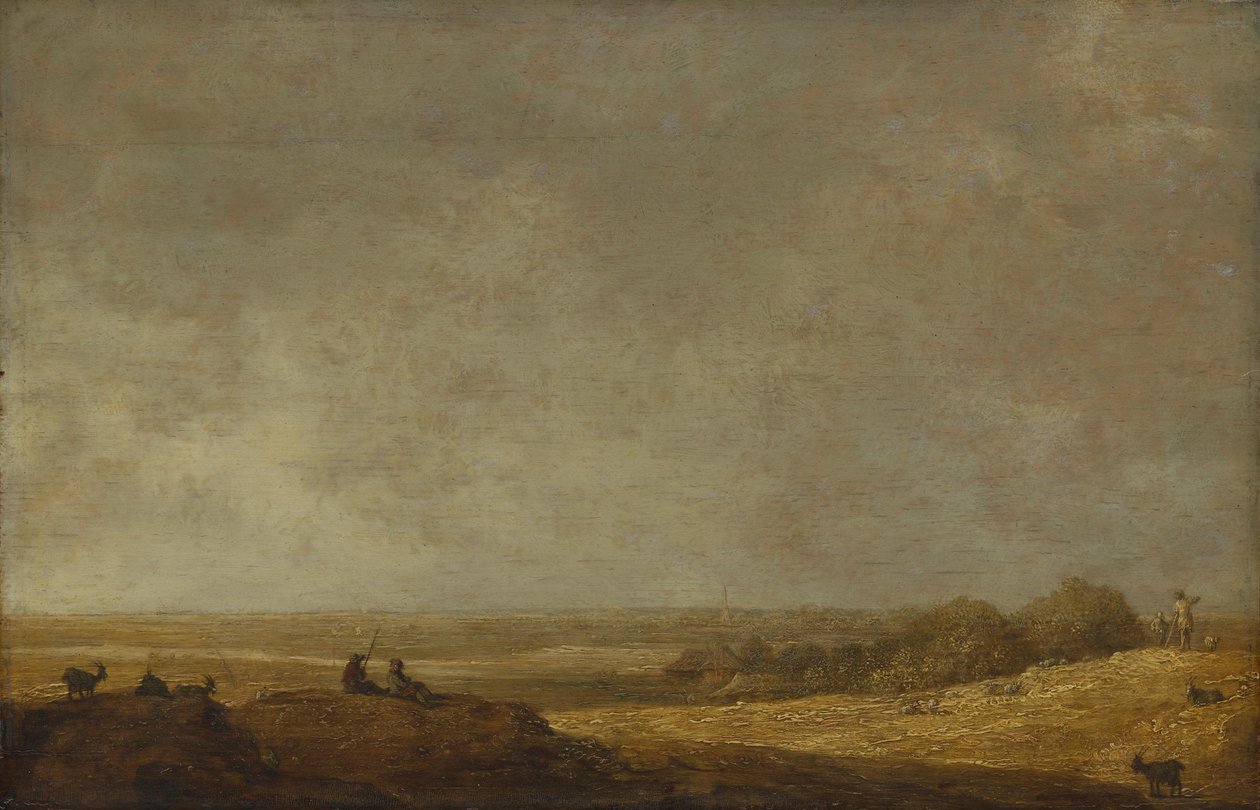 Platt landskap av Aelbert Cuyp