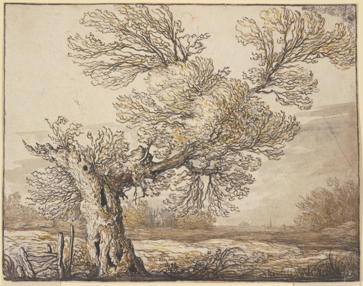 Landskap nära Dordrecht av Aelbert Cuyp
