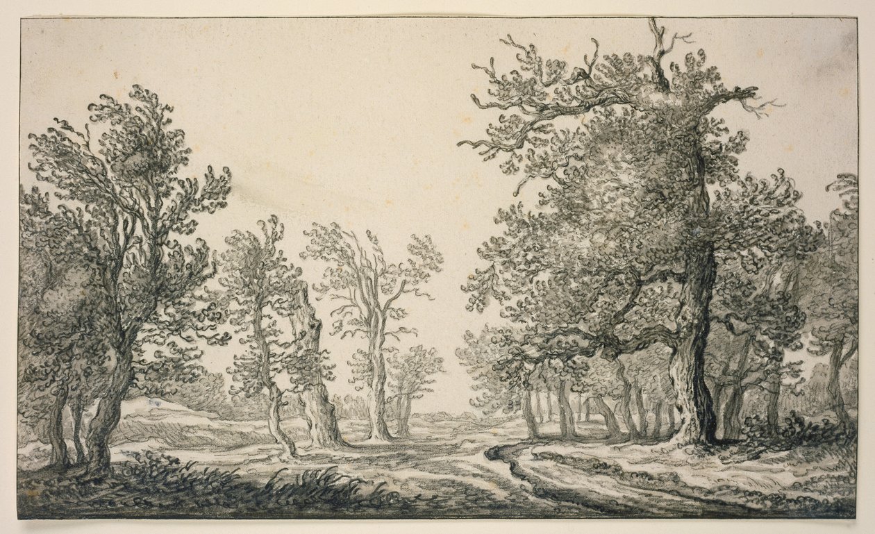Stig genom en ekskog av Aelbert Cuyp