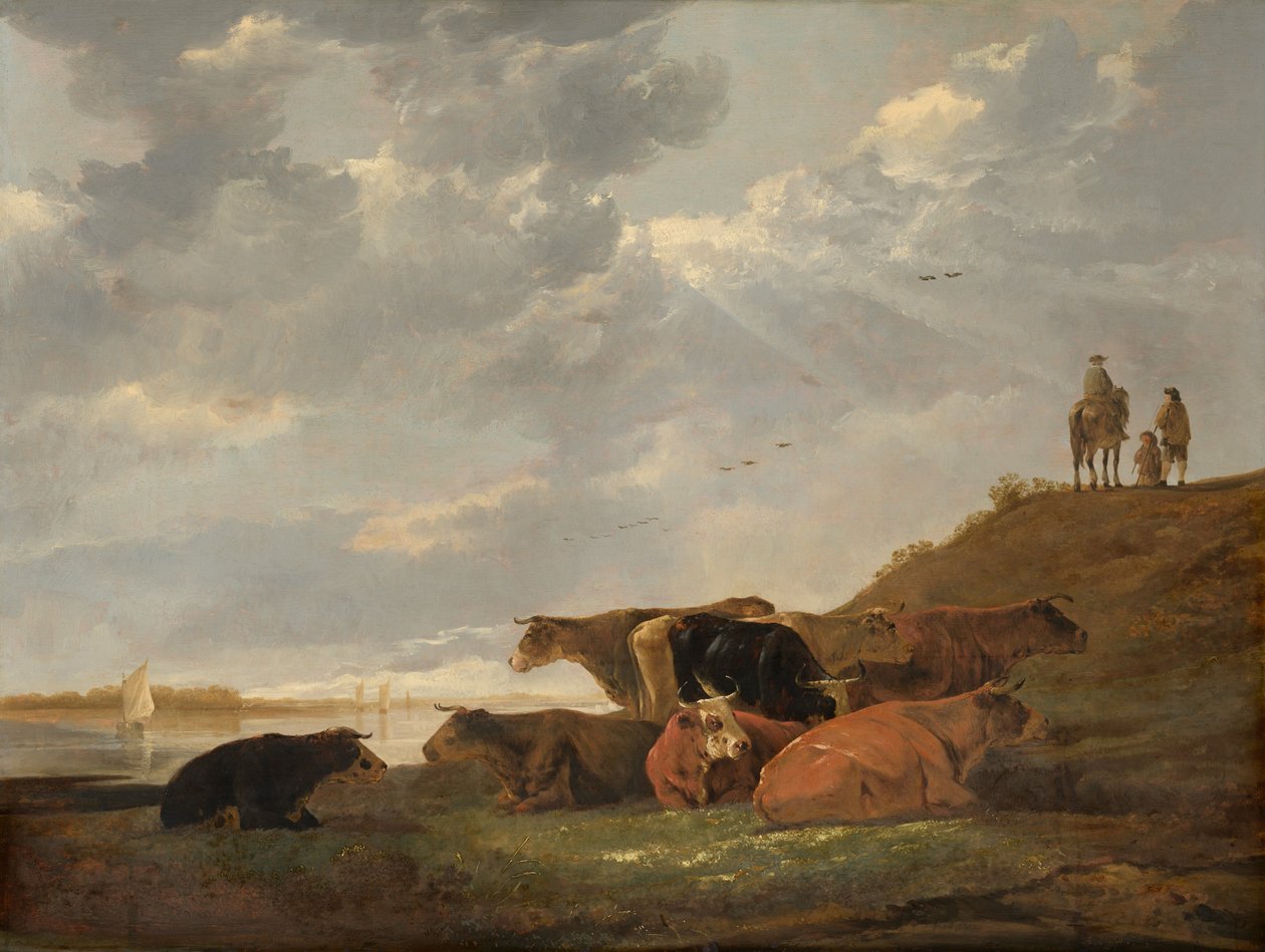 Flodlandskap med kor av Aelbert Cuyp