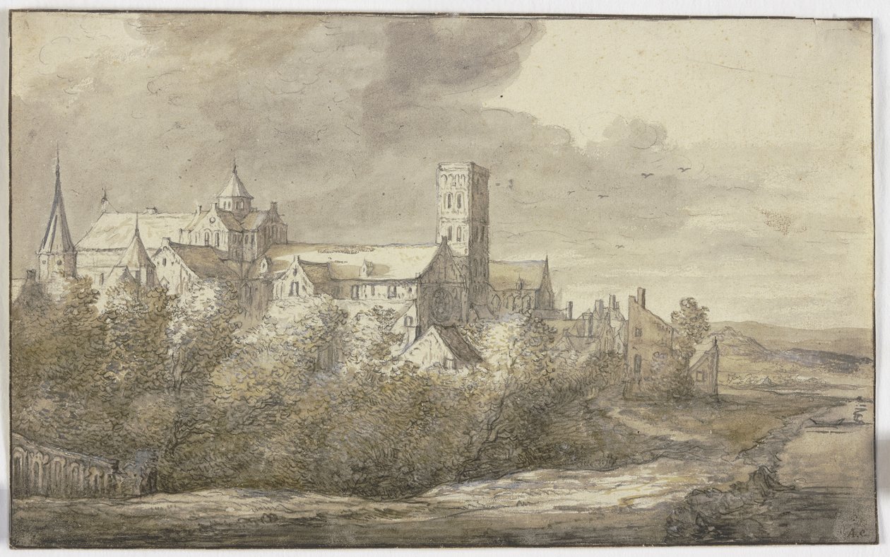 S:t Marias kyrka i Utrecht av Aelbert Cuyp