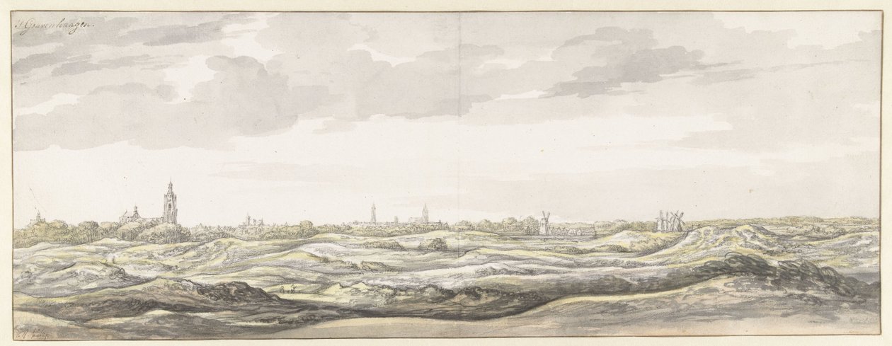 Utsikt över Haag av Aelbert Cuyp