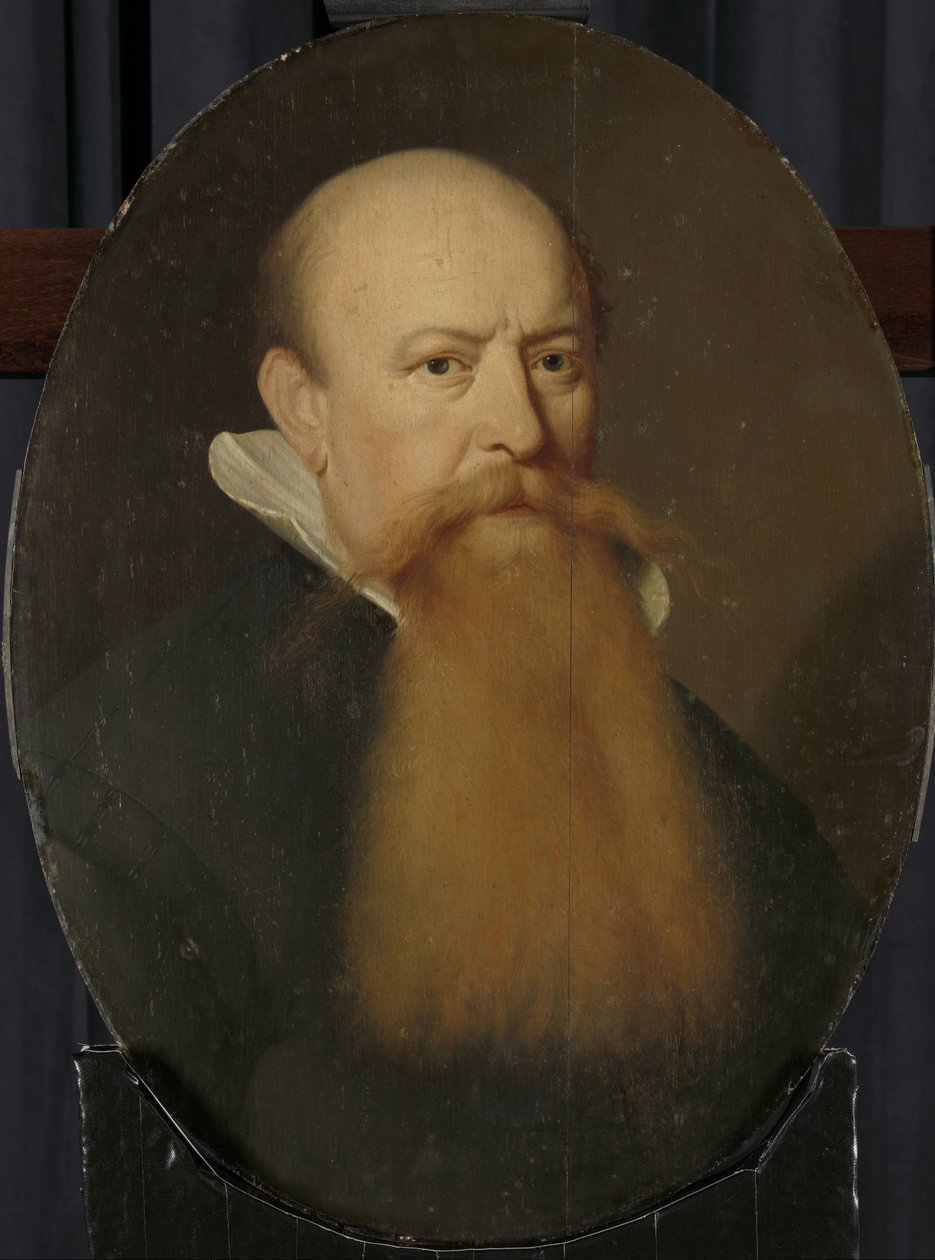 Porträtt av en man av Aelbert Jansz. van der Schoor