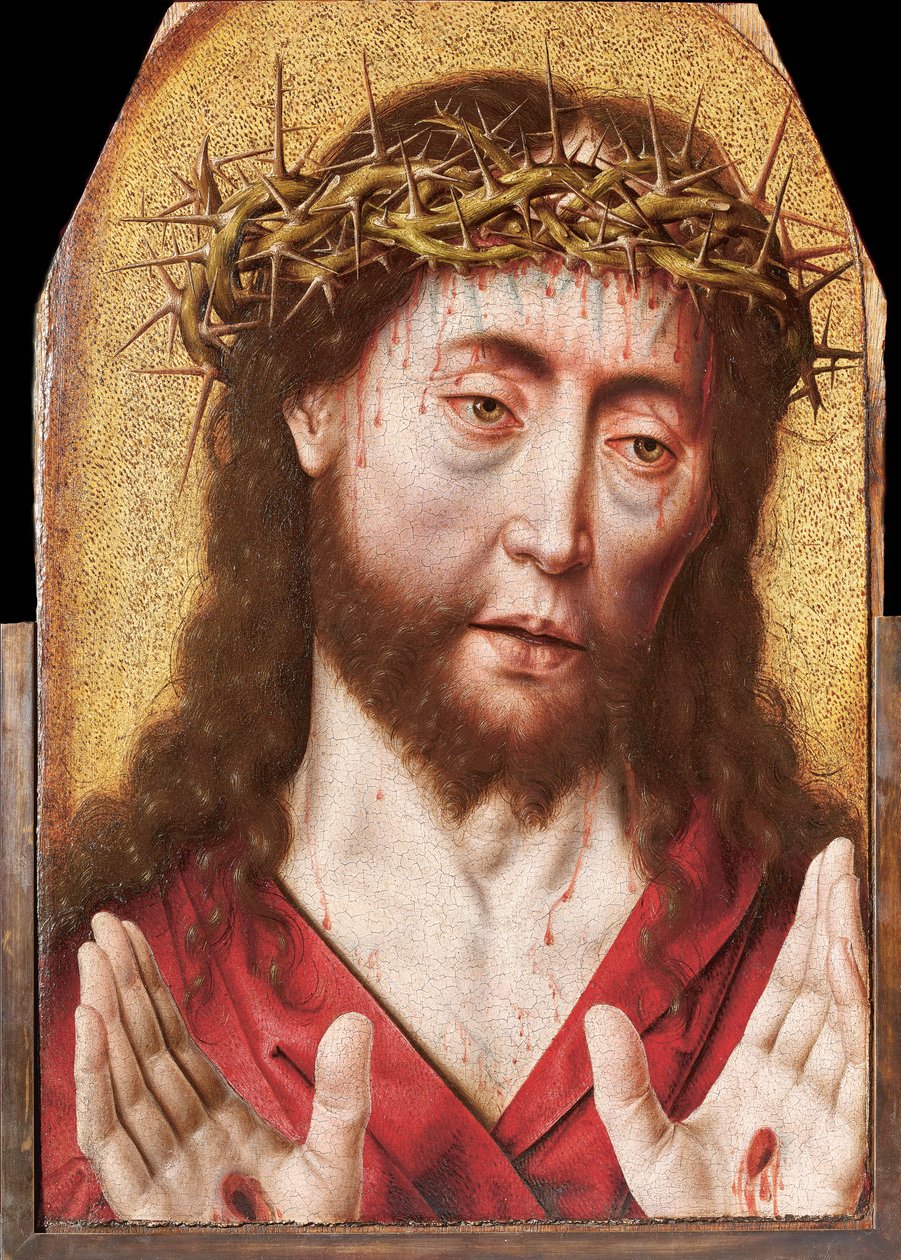 Kristus krönt med törnar, ca. 1495. av Aelbrecht Bouts