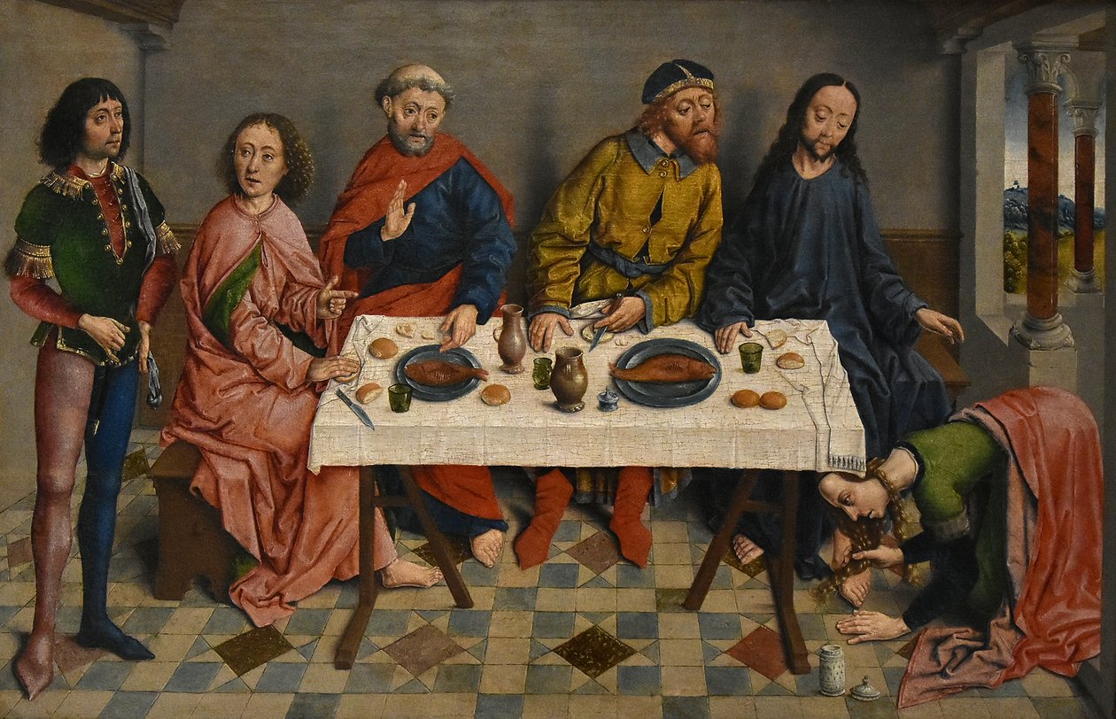 Holländska:  Jésus chez Simon le Pharisien Jesus at Simon