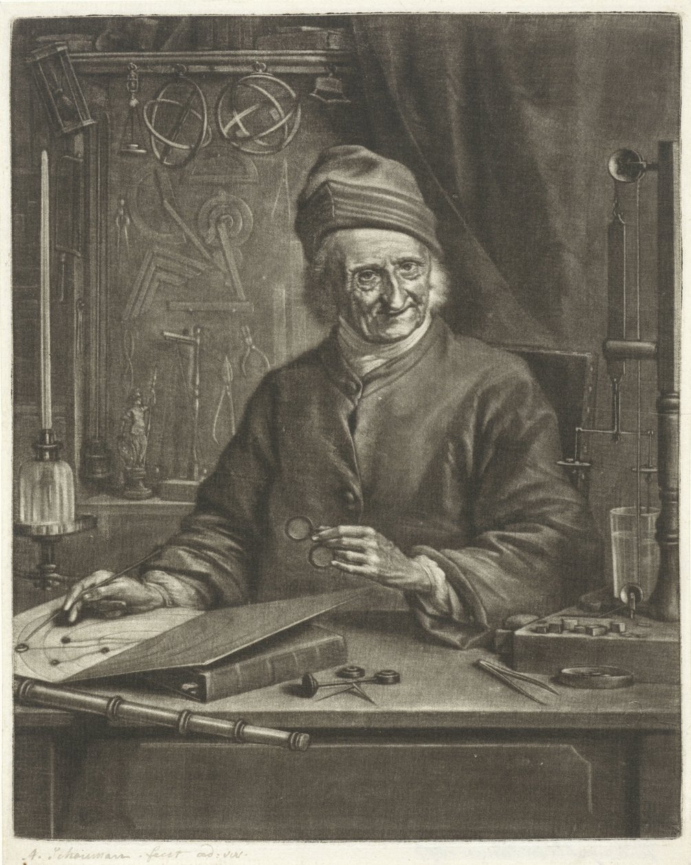 Porträtt en Arnold Marcel av Aert Schouman