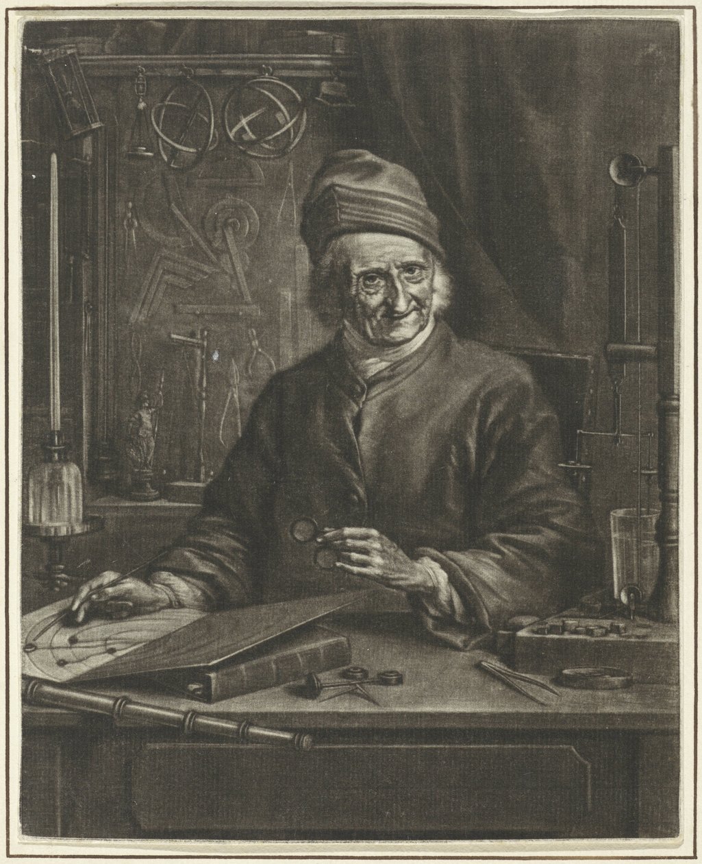 porträtt skog arnold marcel av Aert Schouman