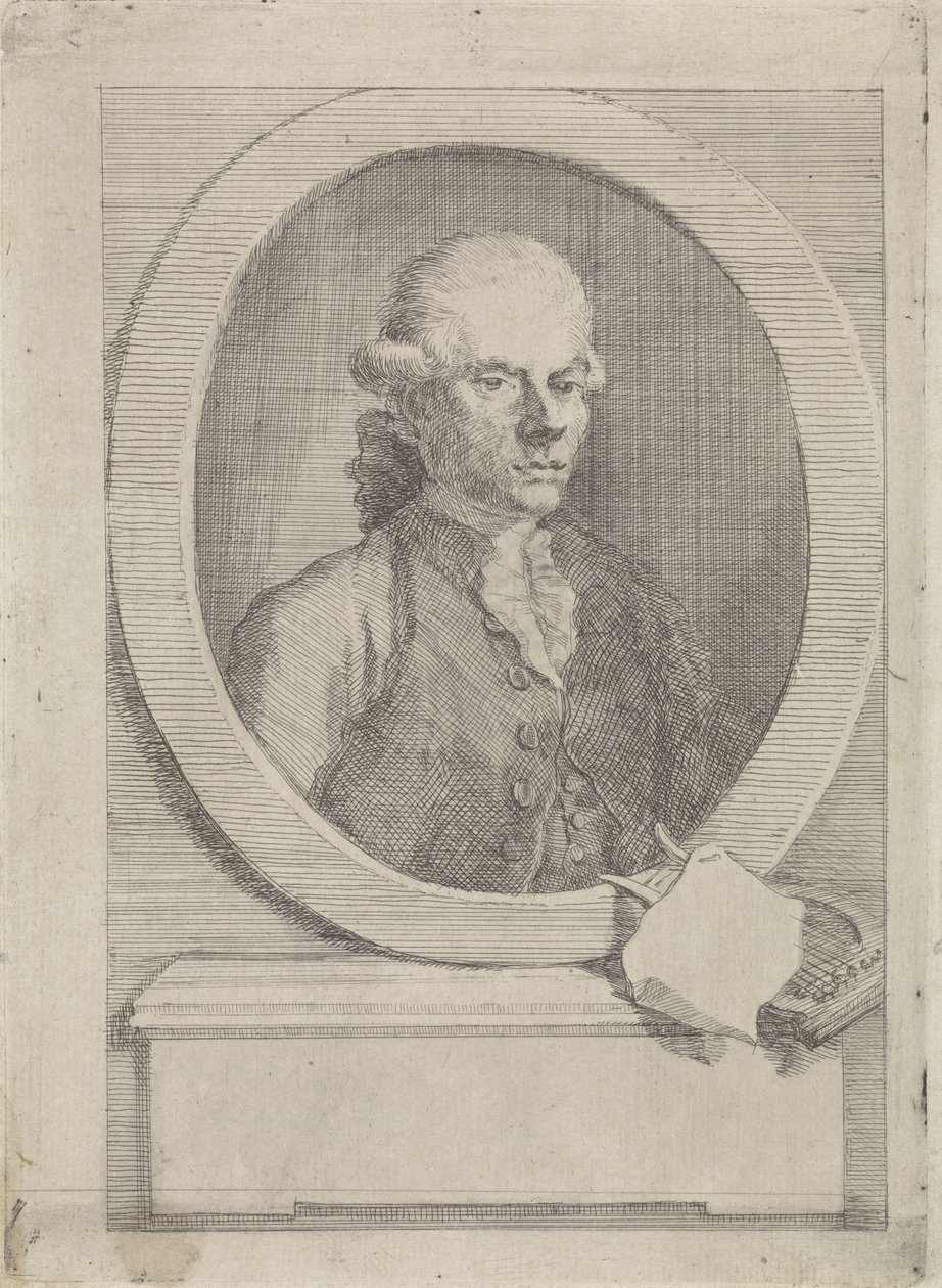 Porträtt av Jan van Os av Aert Schouman