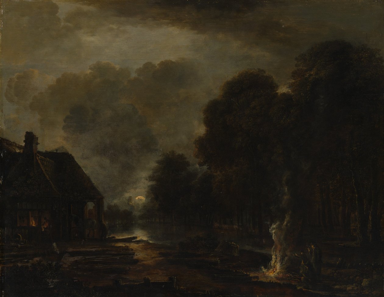 Hovslagaren, tidigt eller mitten av 1650-talet. av Aert van der Neer