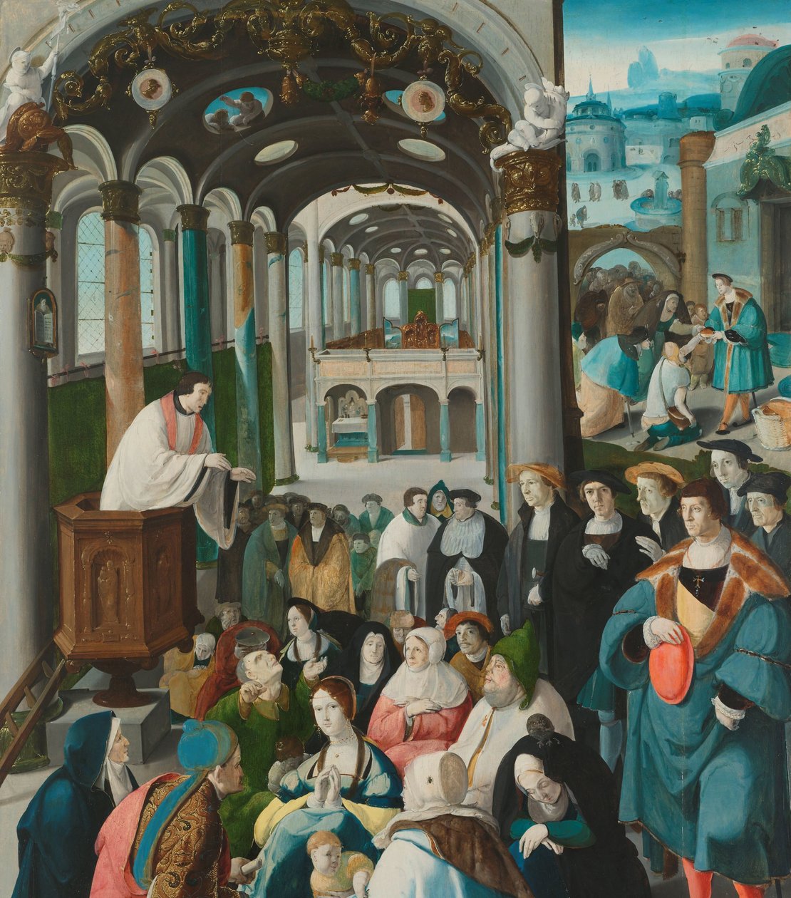 Sankt Antonius kallelse Den helige Antonius kallelse av Aertgen Claesz van Leyden