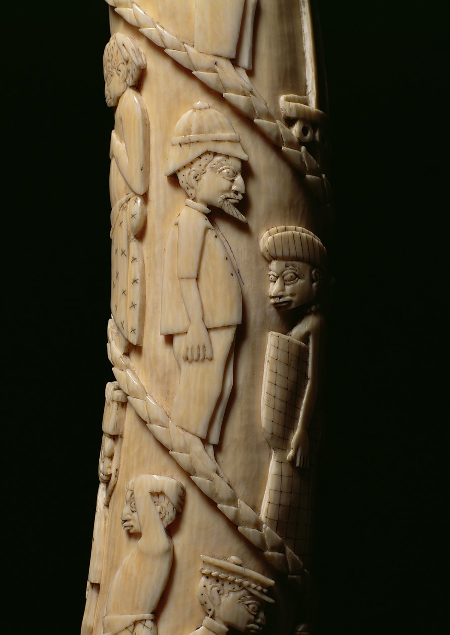 Snidade beta, Kongo elfenbensdetalj av 223943 av African
