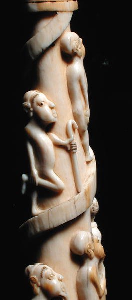 Tuskar, Kongo (elfenben) (detalj av 223943) av African