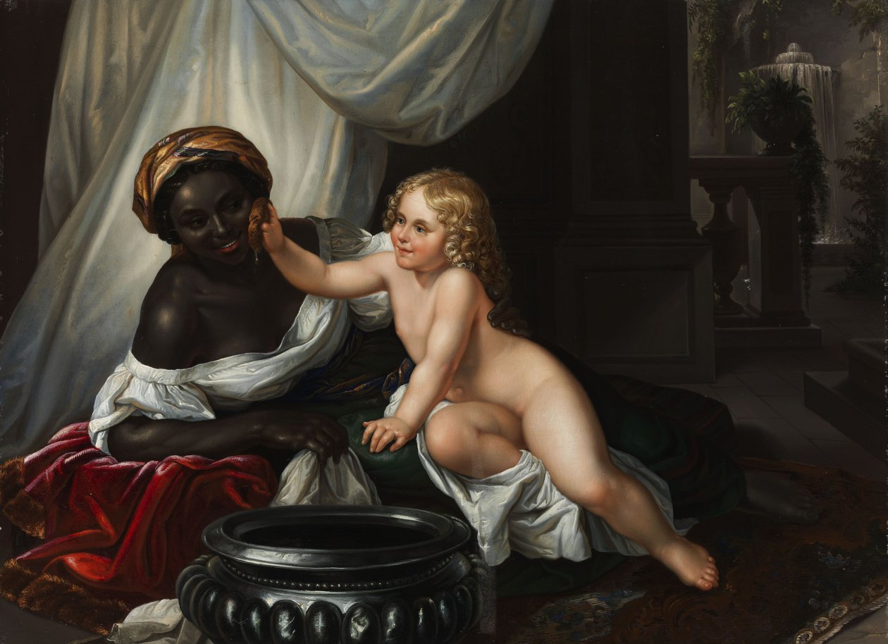 Morotstvätten av After Carl Joseph Begas