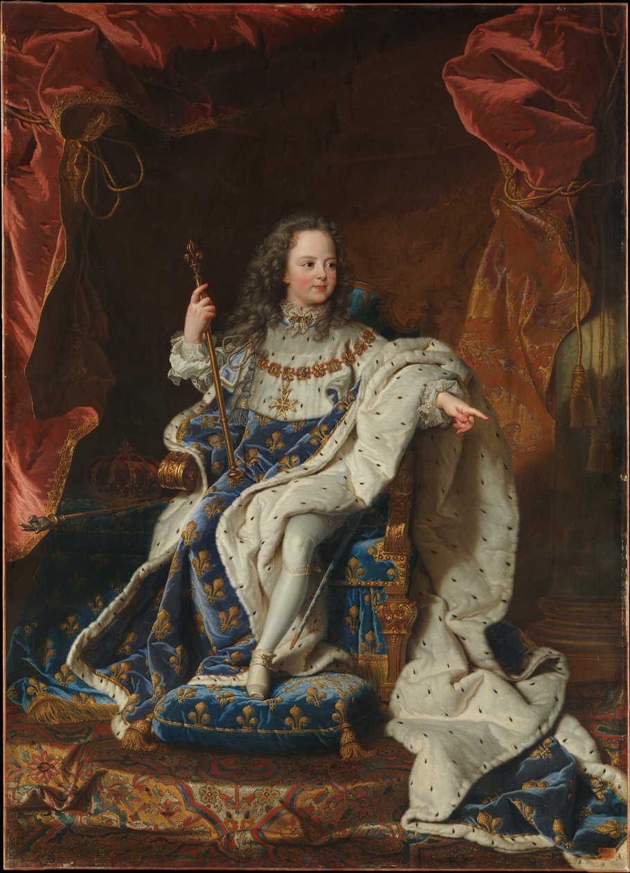 Louis XV de France, enfant av After Hyacinthe Rigaud