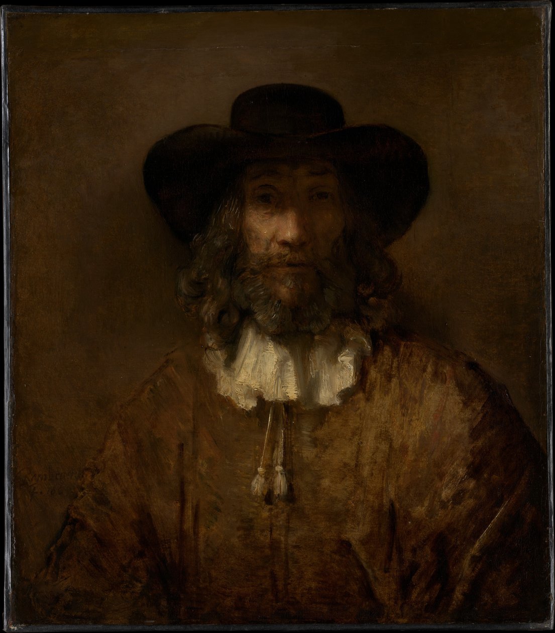Man med skägg av after Rembrandt van Rijn