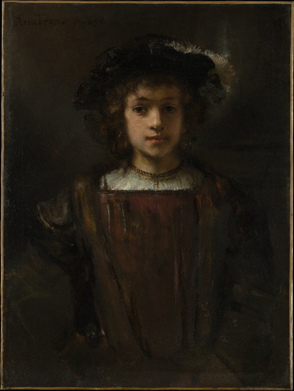 Rembrandts son Titus av after Rembrandt van Rijn
