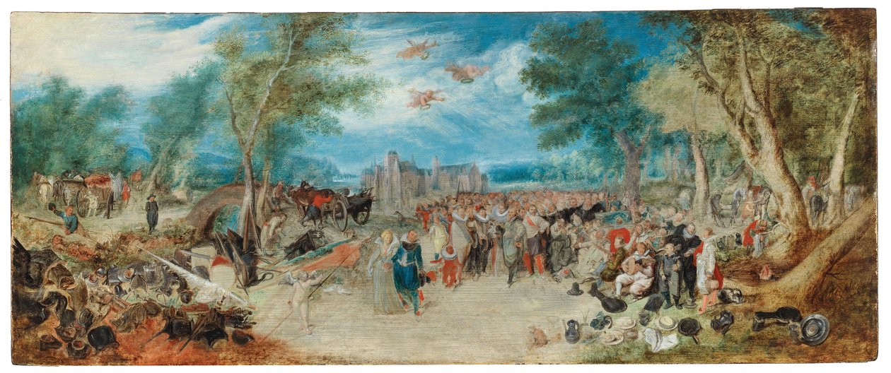 Adriaen van de Venne (efter) Allegori över den tolvåriga freden av After Adriaen van de Venne