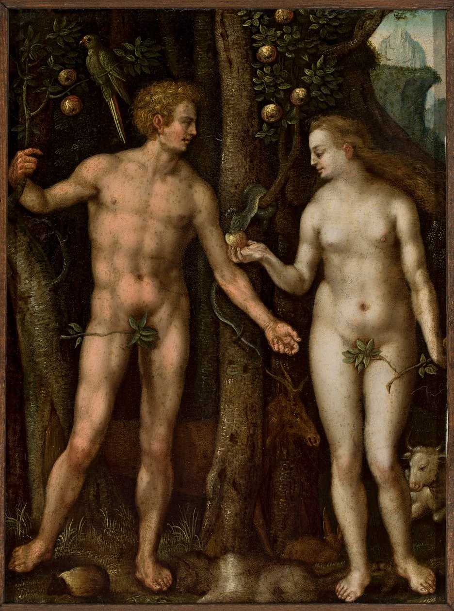Polska:  Adam i Ewa Adam och Eva av After Albrecht Dürer