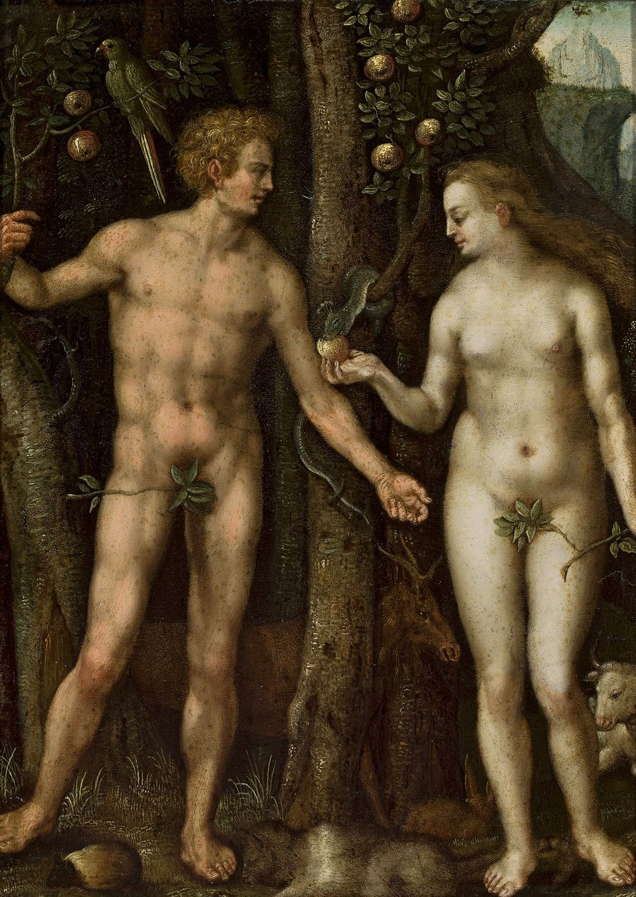 Polska:  Adam i Ewa Adam och Eva av After Albrecht Dürer