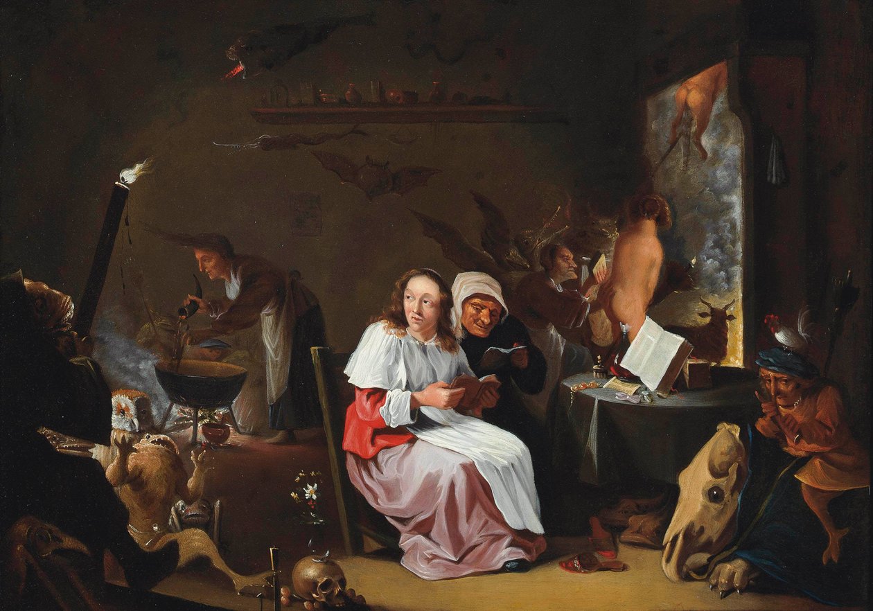 Häxornas sabbat av After David Teniers the Younger