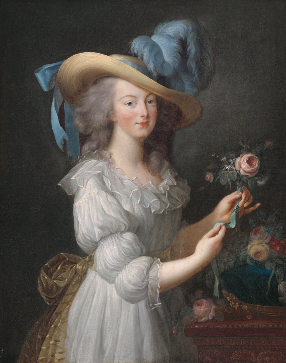 Marie-Antoinette av after Élisabeth Louise Vigée Le Brun