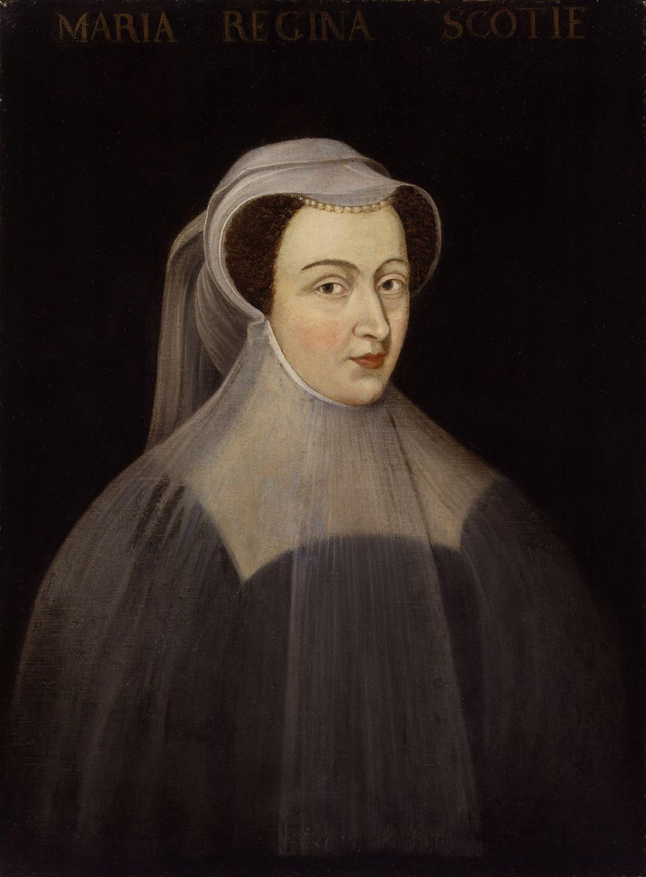 Maria, drottning av Skottland (kopia efter ett original från 1560) av After François Clouet