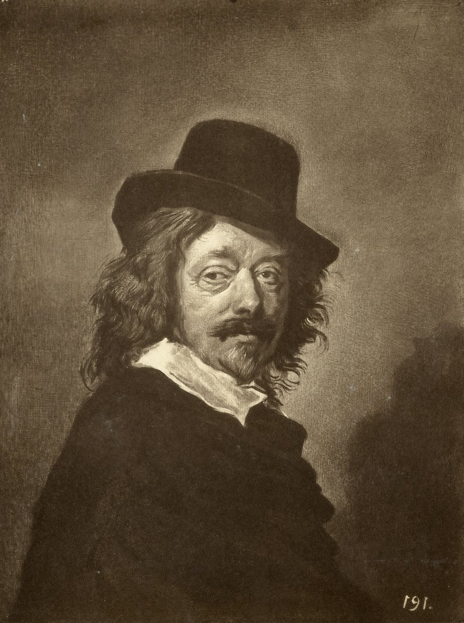 Porträtt av Frans Hals (1582/83-1666) av After Frans Hals