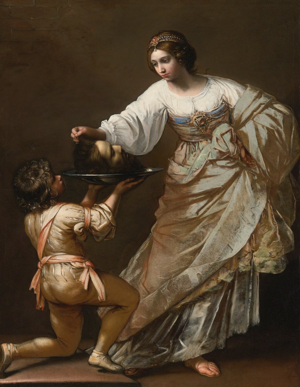 Salome med Johannes Döparens huvud av after Guido Reni