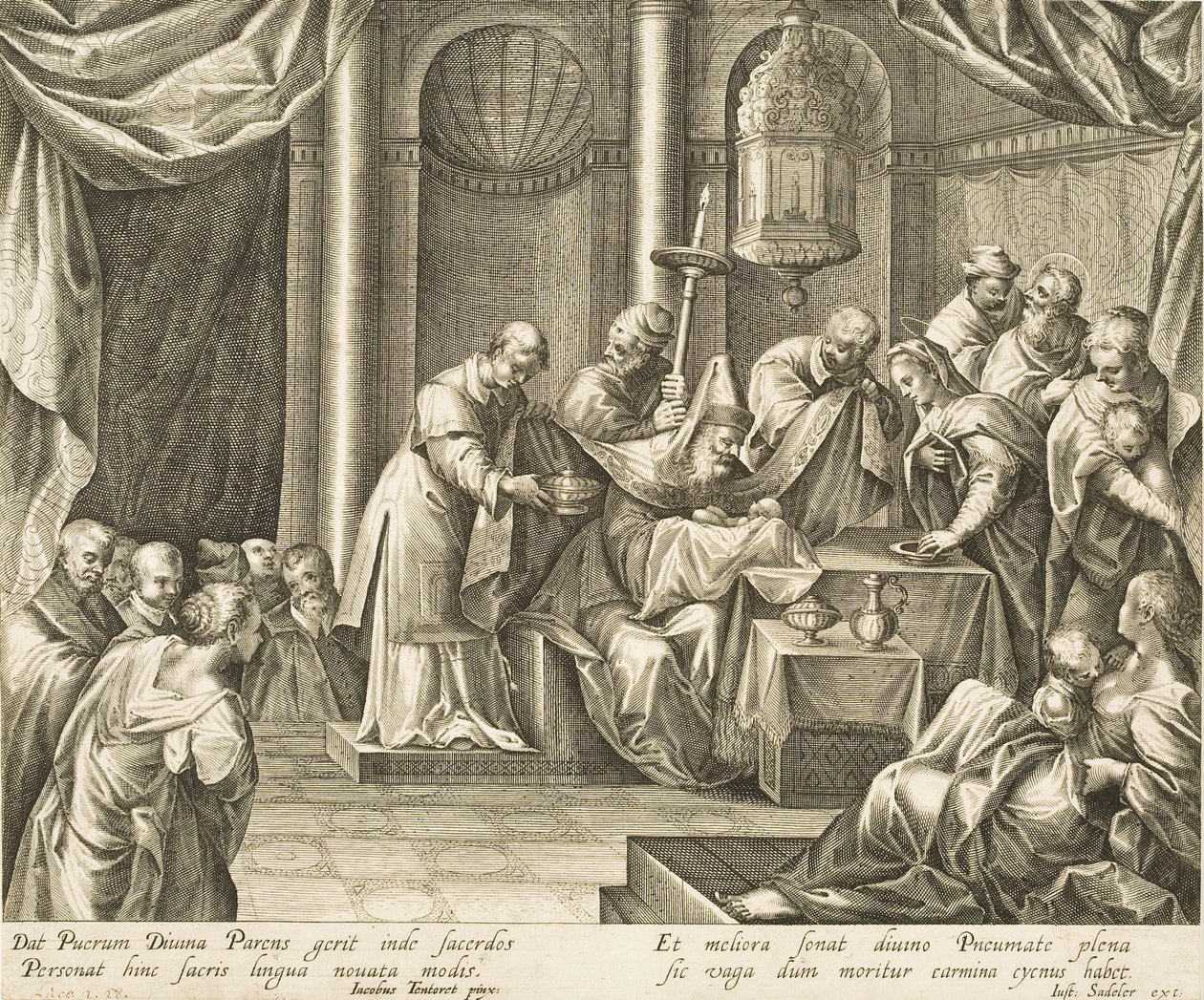 Kristi omskärelse av after Jacopo Tintoretto
