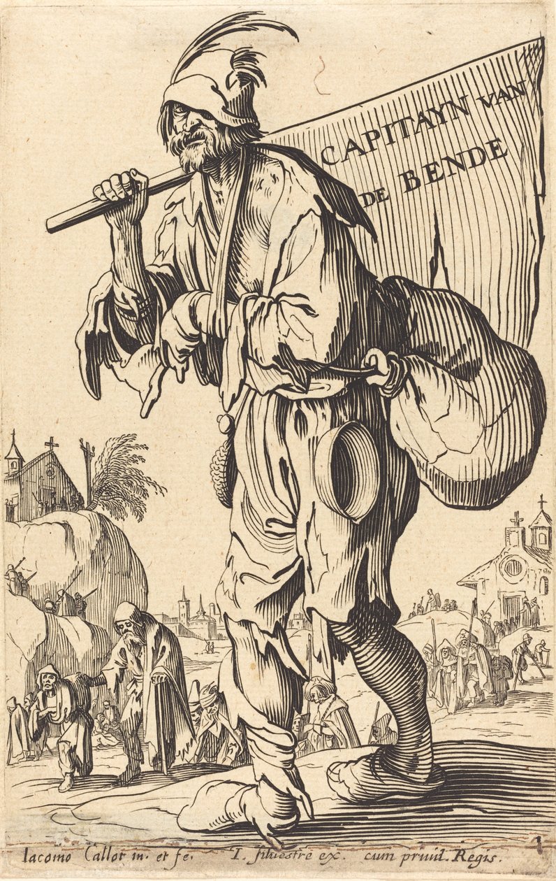 Kapten för baronerna av After Jacques Callot