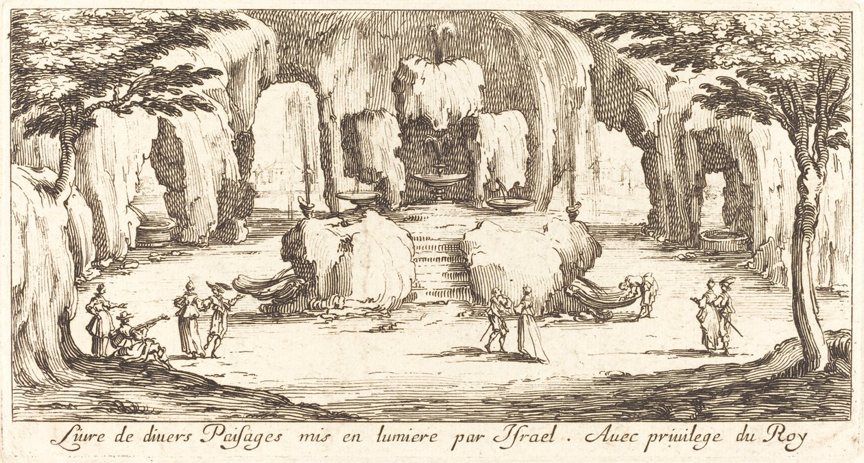 Undertitel för "Various Landscapes" av After Jacques Callot