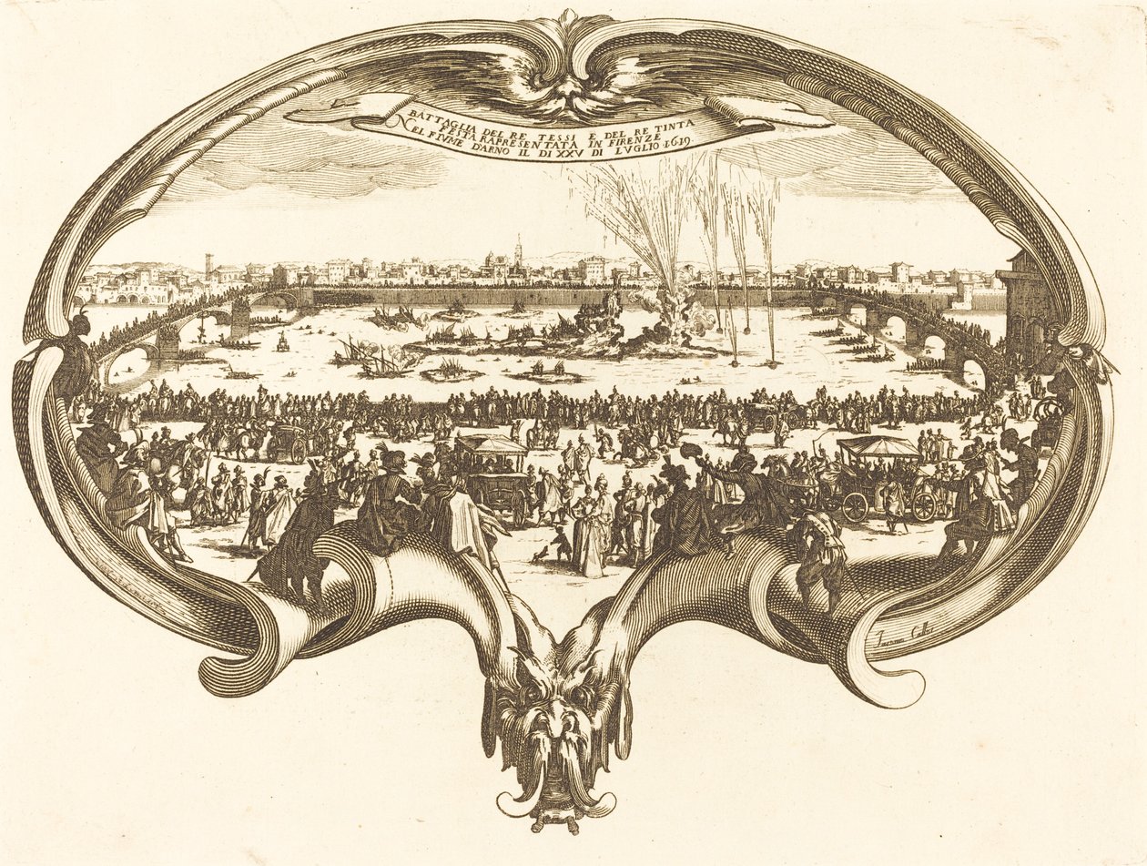 Fläkten av After Jacques Callot