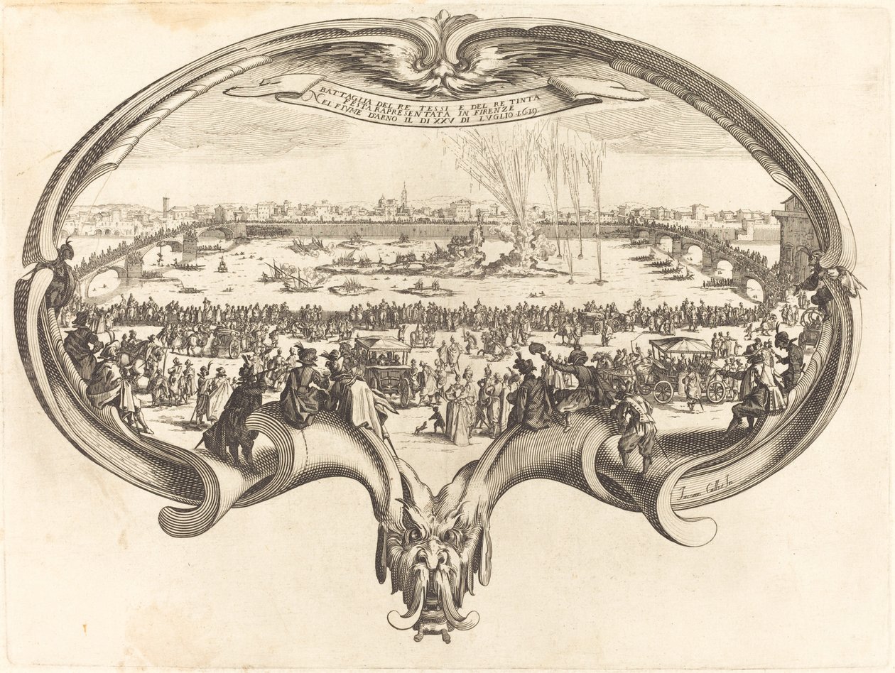 Fläkten av After Jacques Callot