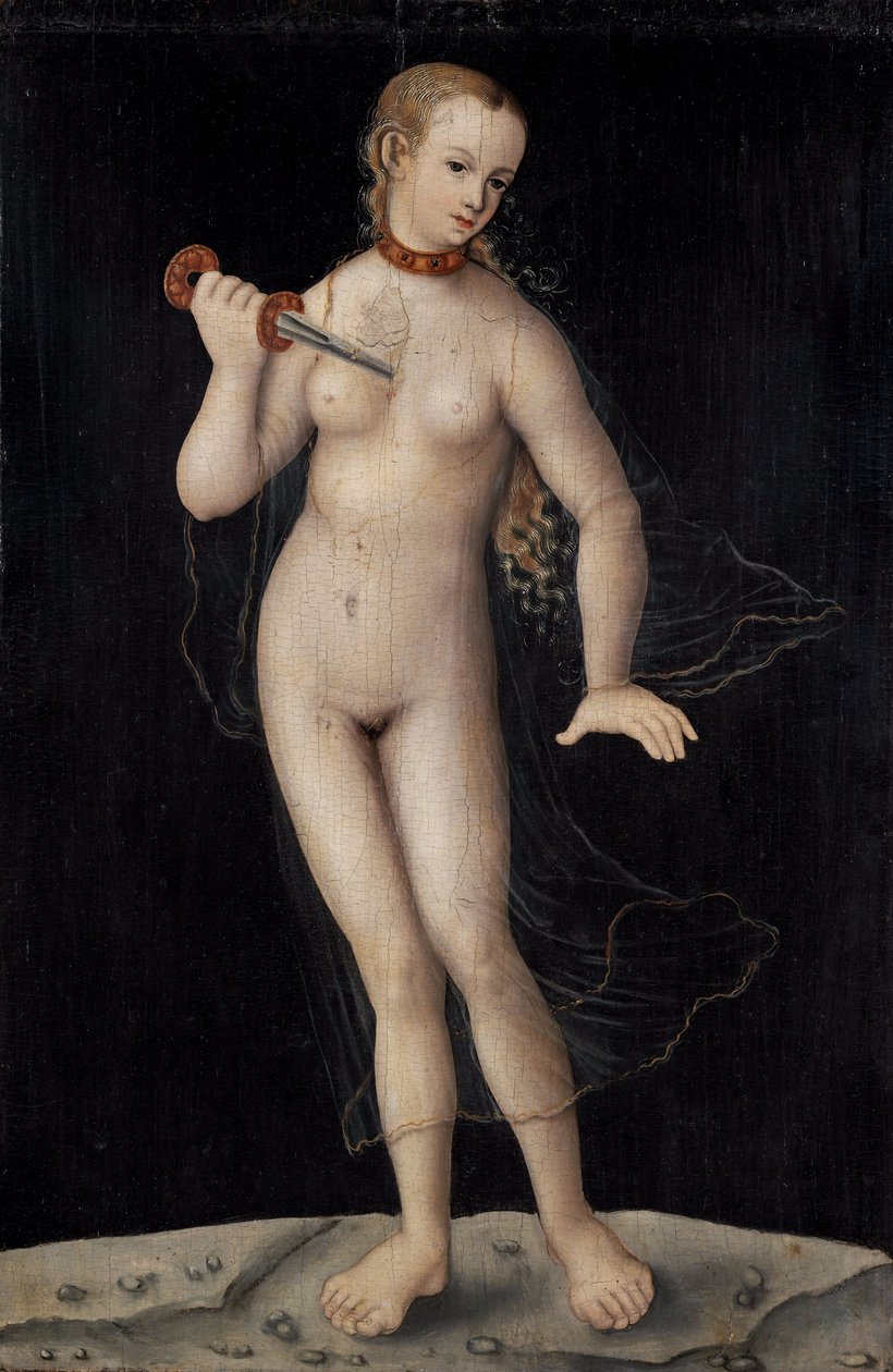 Lucretia Romana av after Lucas Cranach the Elder
