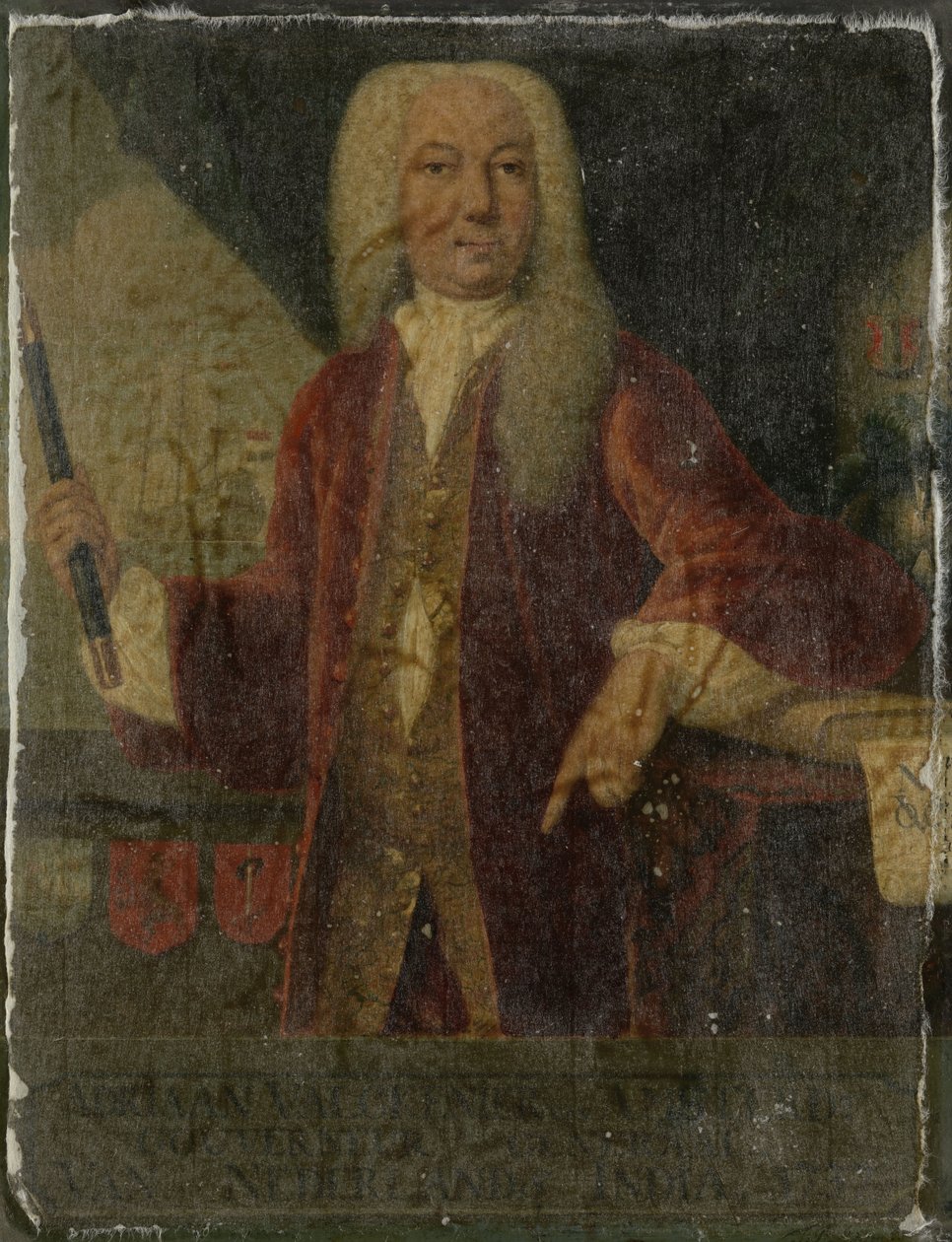 Porträtt av Adriaan Valckenier. olja på koppar. höjd: 34 cm (13,3 tum); bredd: 26,5 cm (10,4 tum) . Amsterdam, Rijksmuseum Amsterdam. av After Theodorus Justinus van Rheen