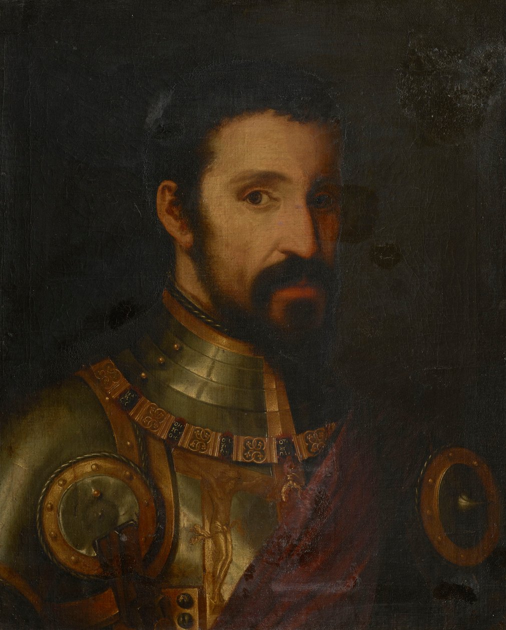 Don Fernando Alvarez de Toledo, hertig av Alba (1507-1582) av after Titian