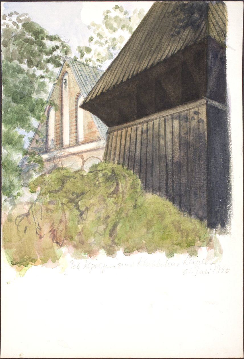 St. Hjälpare Klokkehus, Kliplev av Agnes Slott Møller