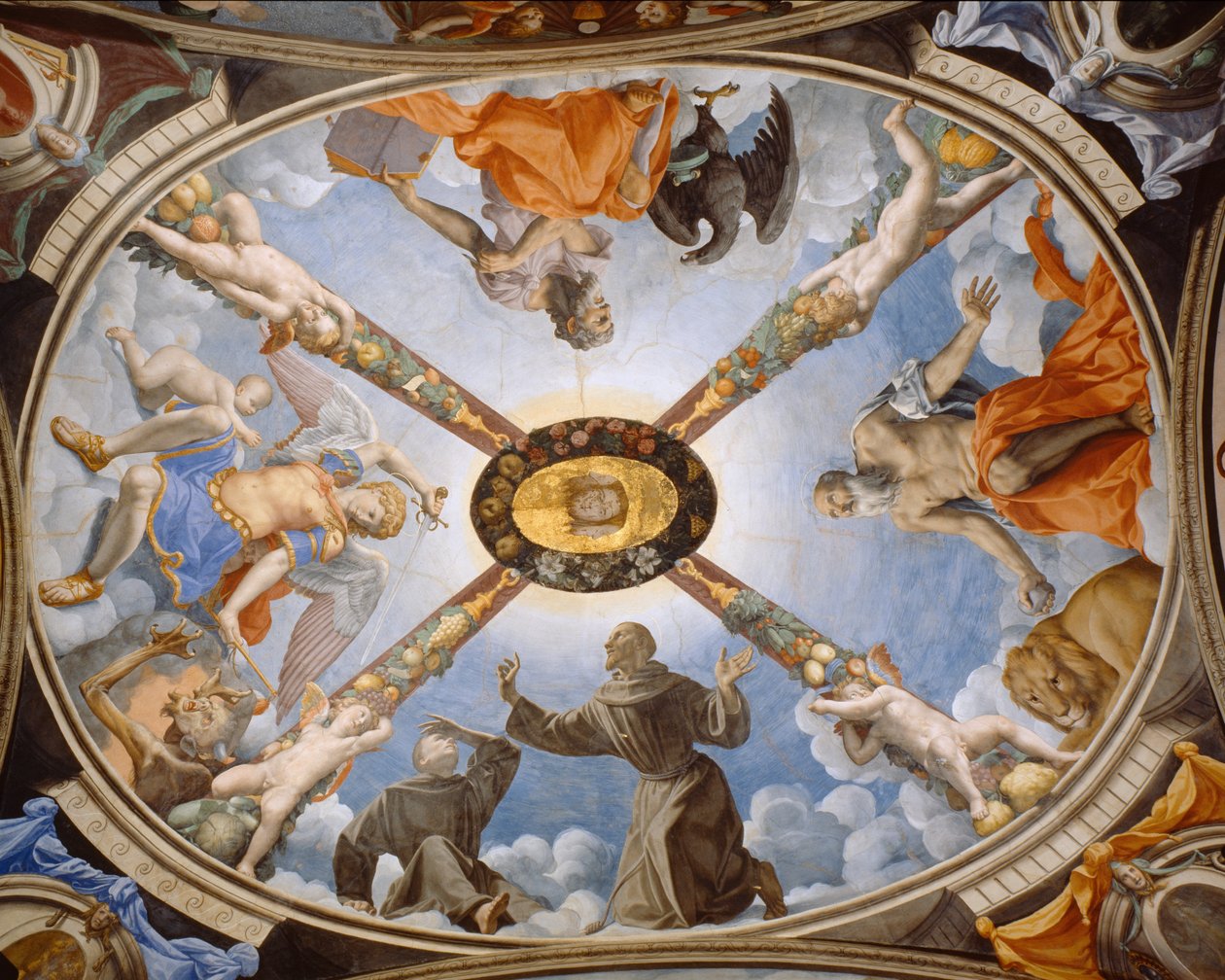 Taket i Eleonora av Toledos kapell av Agnolo Bronzino