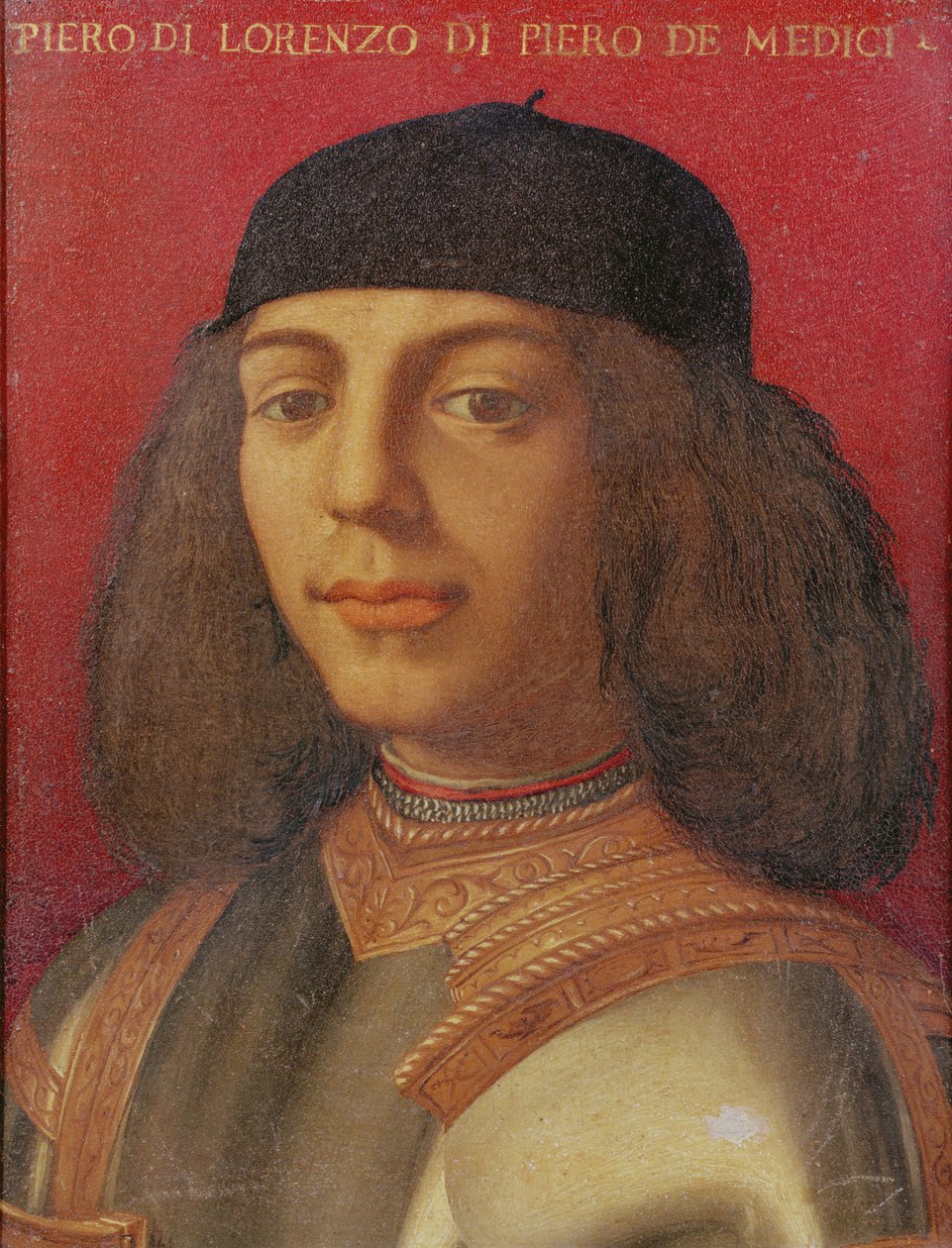 Porträtt av Piero av Lorenzo de Medici av Agnolo Bronzino