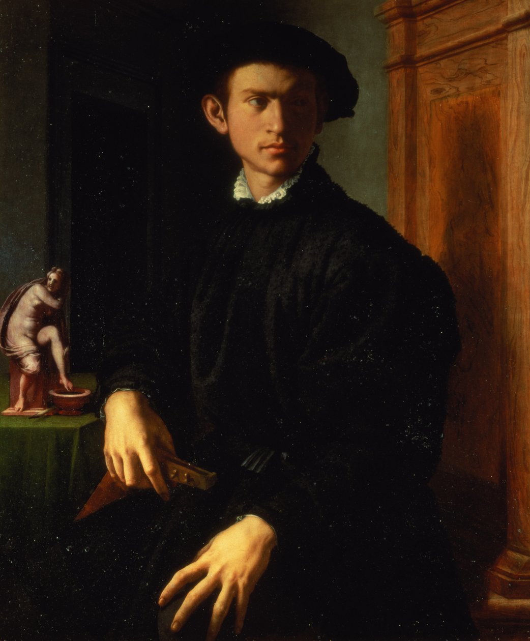 Porträtt av en ung man, ca 1532-40 av Agnolo Bronzino