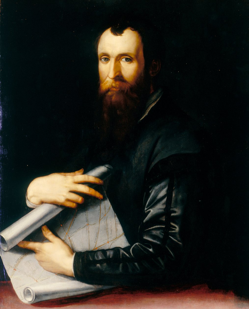 Porträtt av ingenjören Luca Martina av Agnolo Bronzino