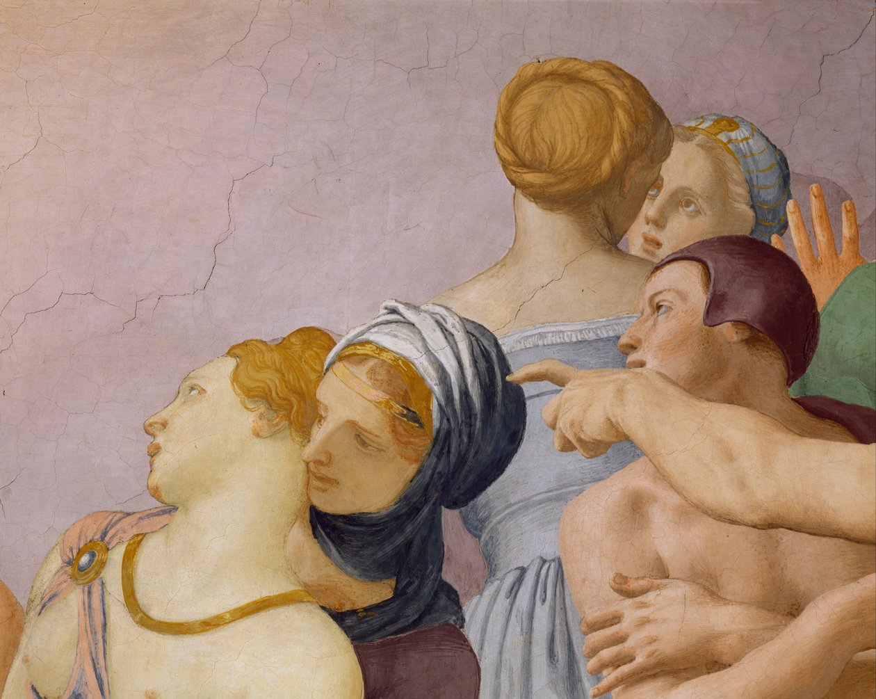 The adoration of the bronze snake av Agnolo Bronzino
