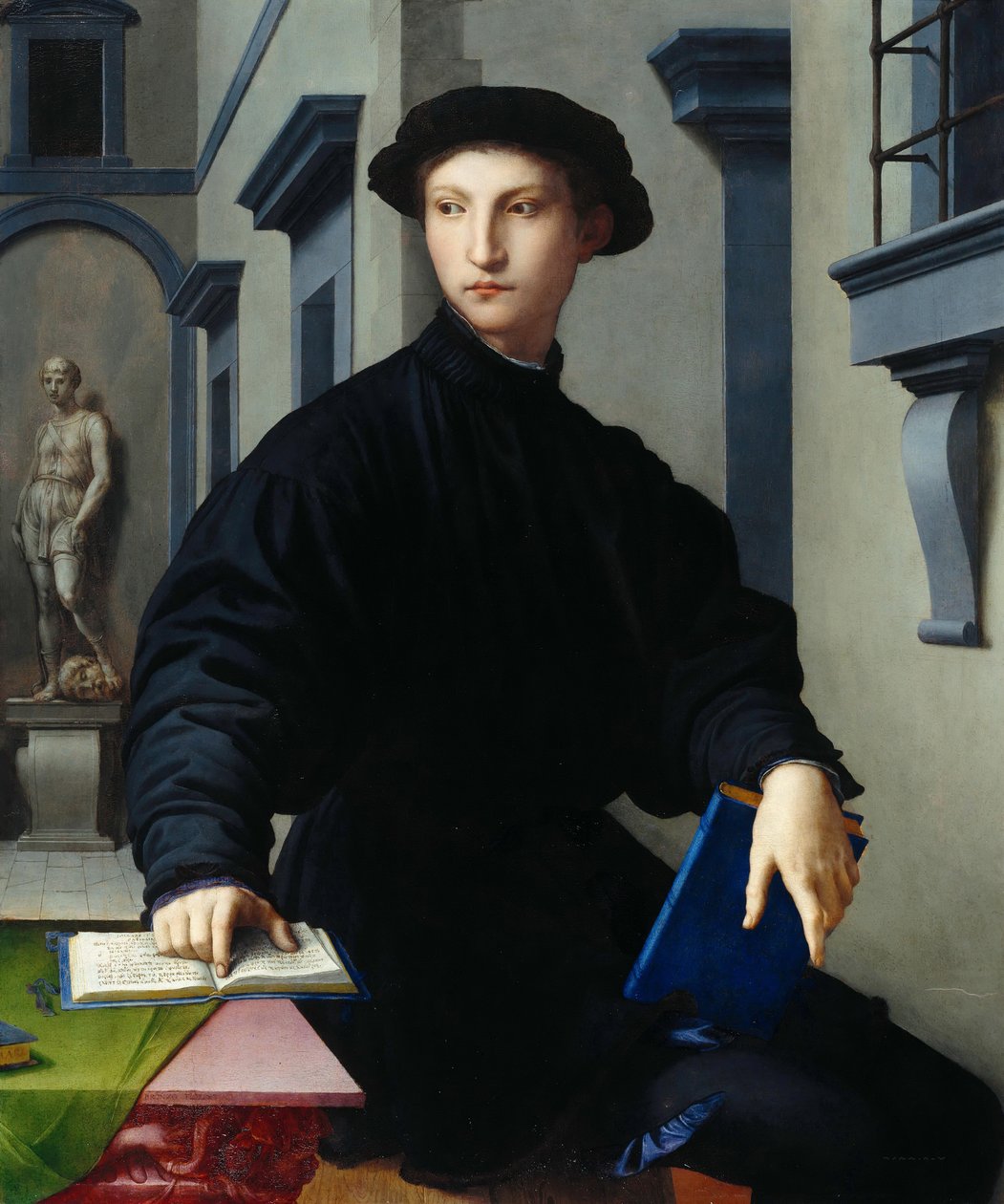 Ugolino Martelli, 1536-37 (olja på poppelpanel) av Agnolo Bronzino