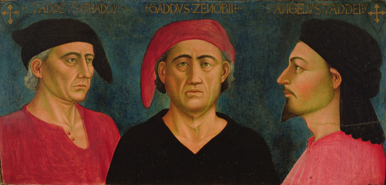 De tre Gaddi, Taddeo, Zenobi och Agnolo eller Angelo av Agnolo Gaddi