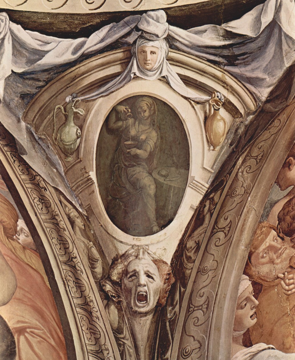 Allegorier över kardinaldygderna. Fresker i kapellet av Eleonora Da Toledo av Agnolo Bronzino