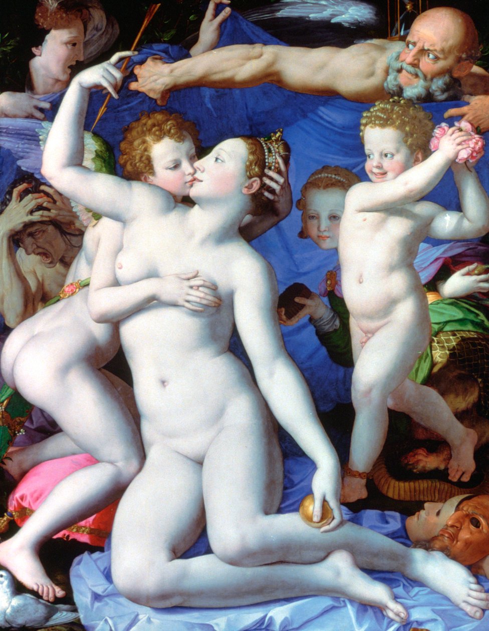En allegori med Venus och Amor, c1523-1568 av Agnolo Bronzino