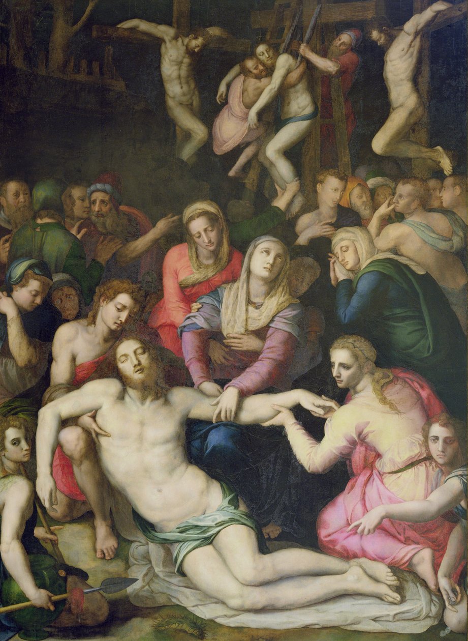Avsättning från korset av Agnolo Bronzino