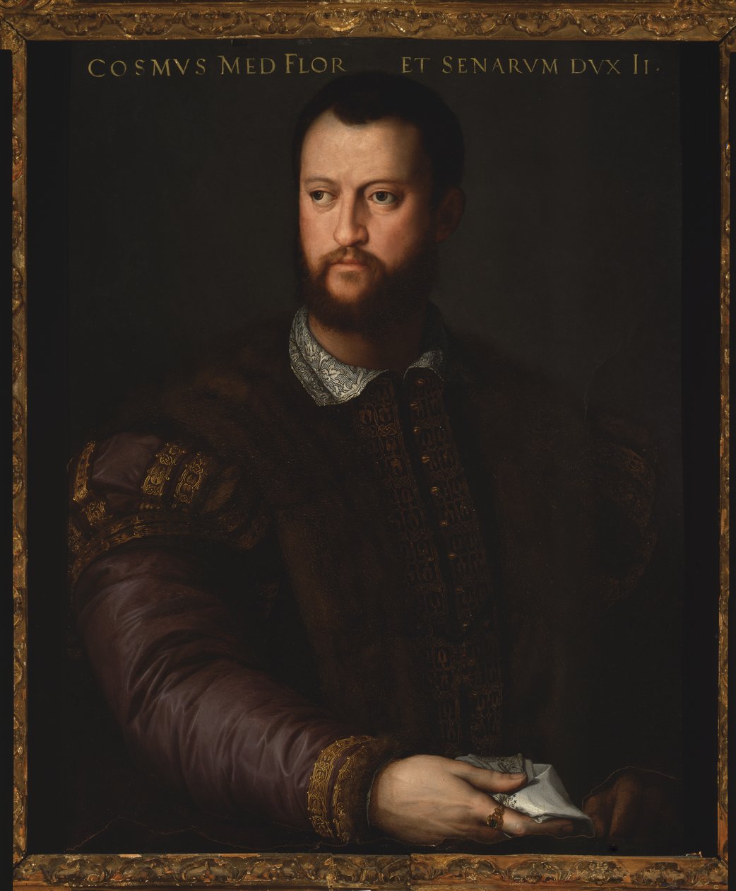 Porträtt av Cosimo I de Medici, 1566 av Agnolo Bronzino