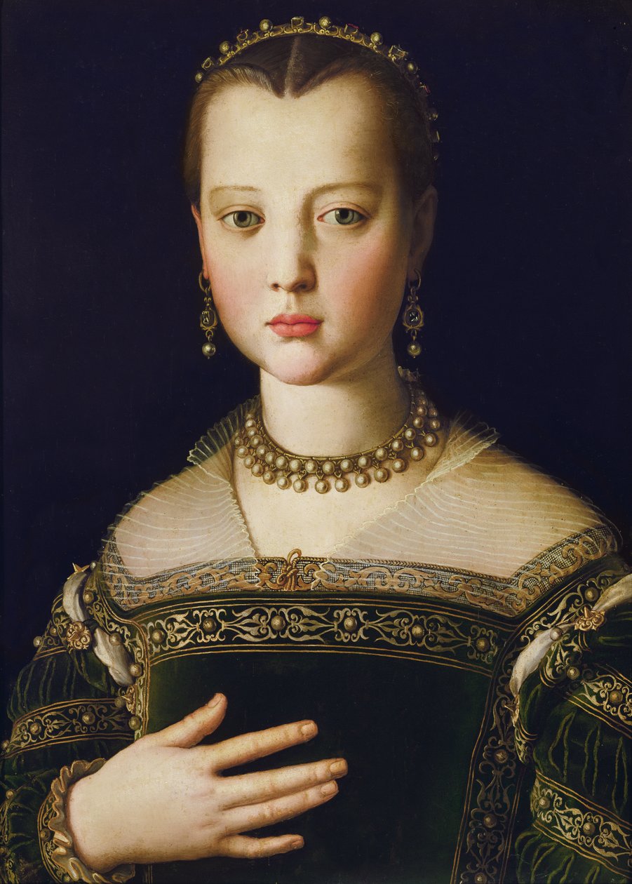 Porträtt av Maria de 